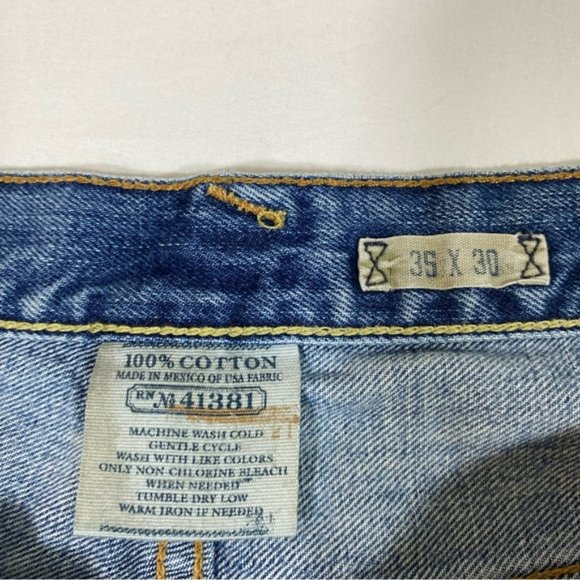 Ralph Lauren Straight Leg Jeans Womens High waist Distressed Medium wash… - Picture 2 of 10